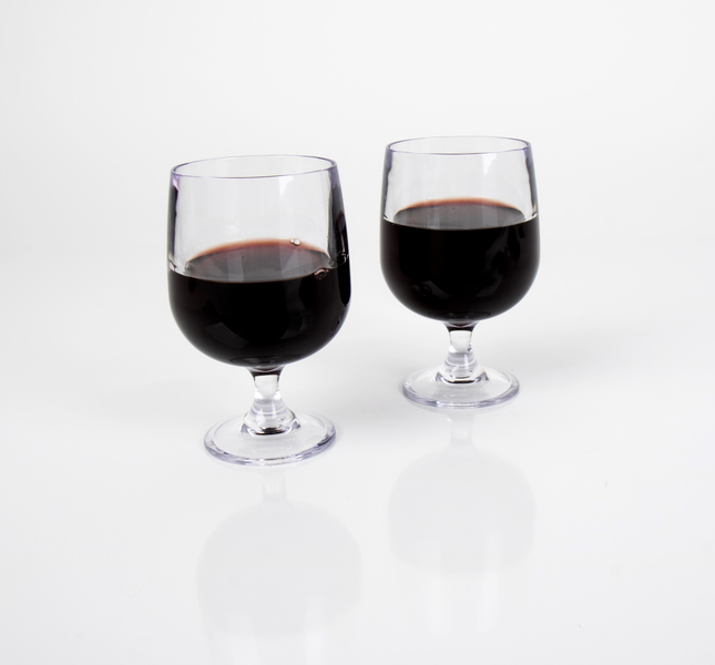 Şarap Kadehi 2 Adet 250 ml SAN - 2