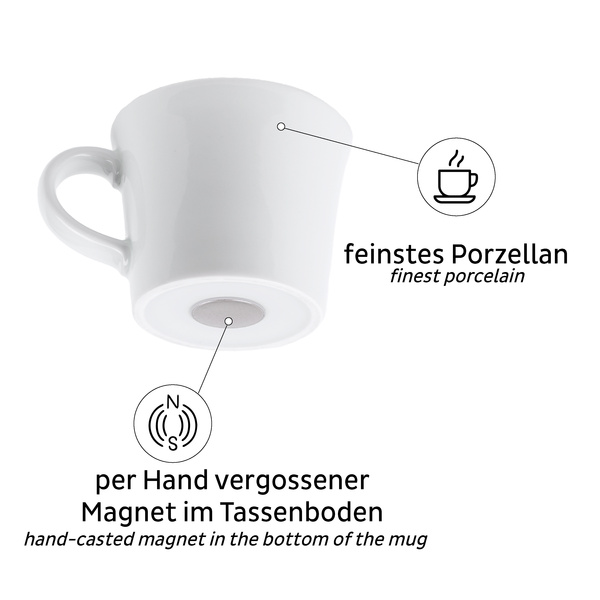Mıknatıslı Espresso Fincanı 2'li Set - 3