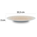 SILWY 2'li Kayısı Rengi Tabak - 3