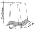 Vertic Caddy Arka Çadır - 2