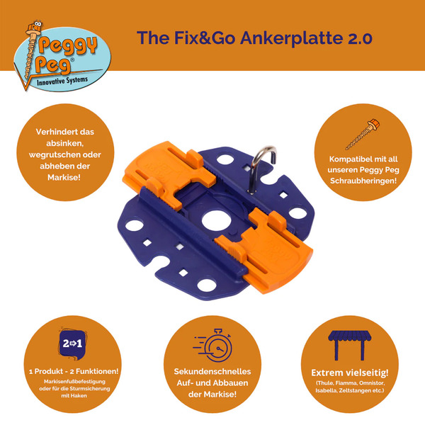 Peggy Peg Fix&Go Ankraj Plakası - 6