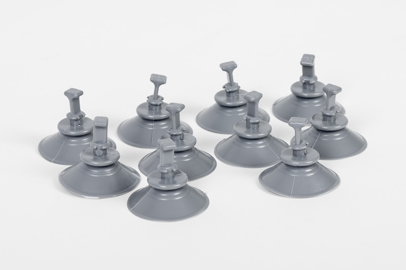Saugnapf Ø50mm grau.10St Vantuz Ø50 mm gri 10'lu - 2