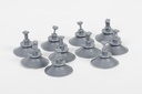 Saugnapf Ø50mm grau.10St Vantuz Ø50 mm gri 10'lu - 2