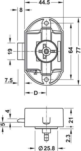 Basmalı Tip A Kilit 25mm - 3