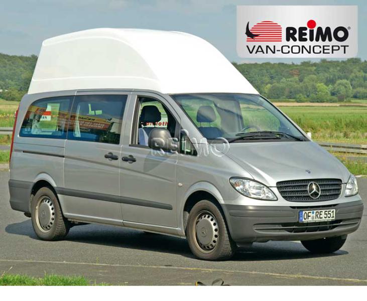 Mercedes Vito/Viano sürücü kabinli kaldırılabilir tavan
