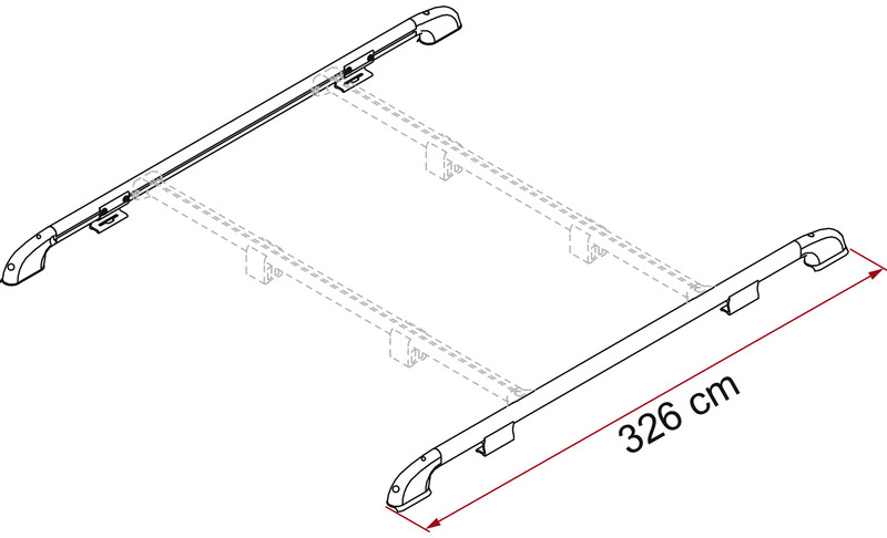 Tavan Korkuluğu Tavan Rayı 240 cm