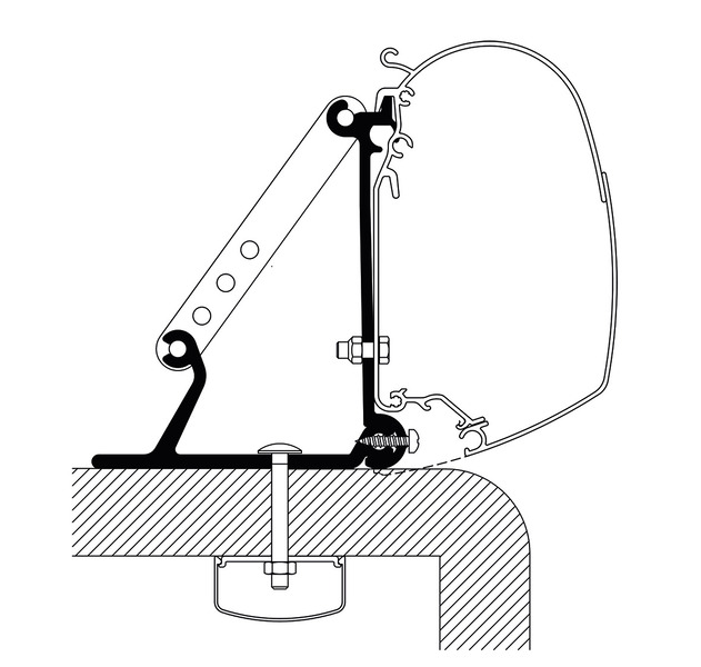 Thule Çatı Adaptörü 3'lü Set