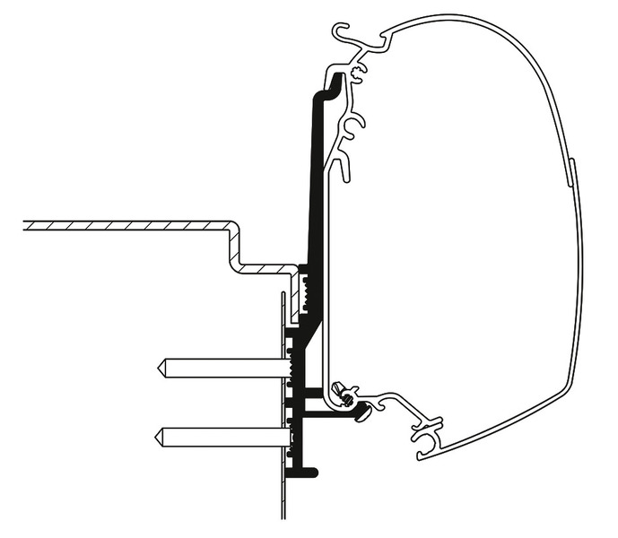 Thule Omnistor Knaus Tourer Tente Adaptörü