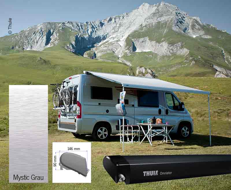 Thule Omnistor 6300 Antrasit 3,75 m Ducato 07 Mystic Grey