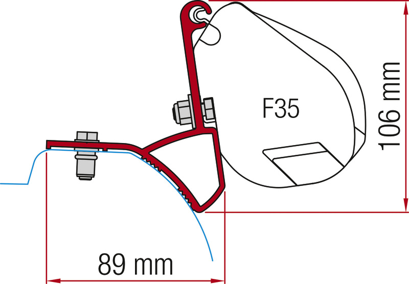 Adaptör F35 Trafic, Vivaro 15 ve sonrası