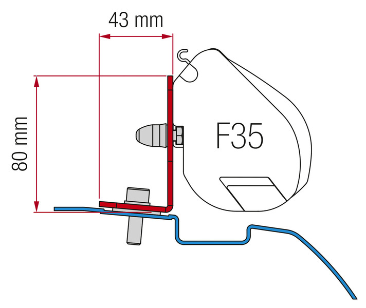 Fiamma Adaptör Nissan NV200