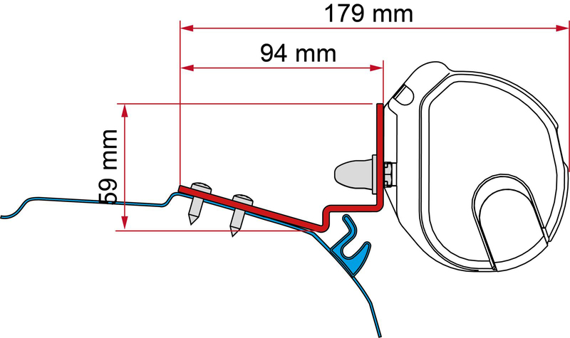 Fiamma F35 Siyah Adaptör
