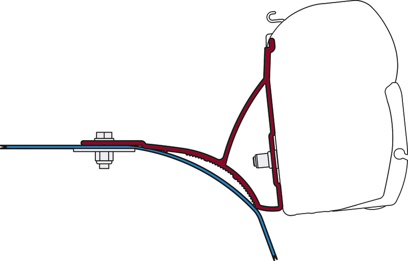 Fiamma F45 Ducato Tavan Çıtası Adaptörü