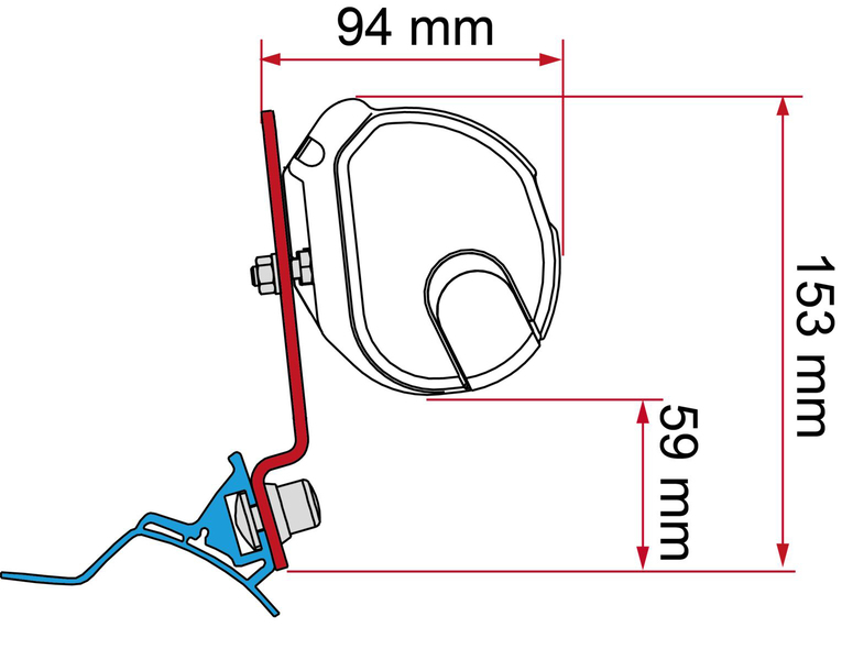 Fiamma F35 ve F35 Pro Adaptörü