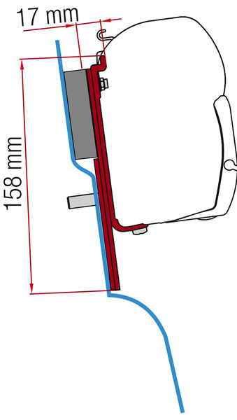 Ford Custom Nugget Tente Adaptörü