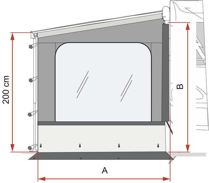 Pencereli Yan Panel