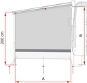 Sun View Yan Panel 230 cm