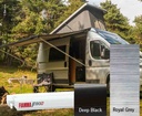 Fiamma F80S Çatı Tipi Tente Siyah Kasa 4,25 m Gri Kumaş