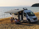 Fiamma F80S Çatı Tipi Tente Beyaz Kasa 3,2 m Gri Kumaş