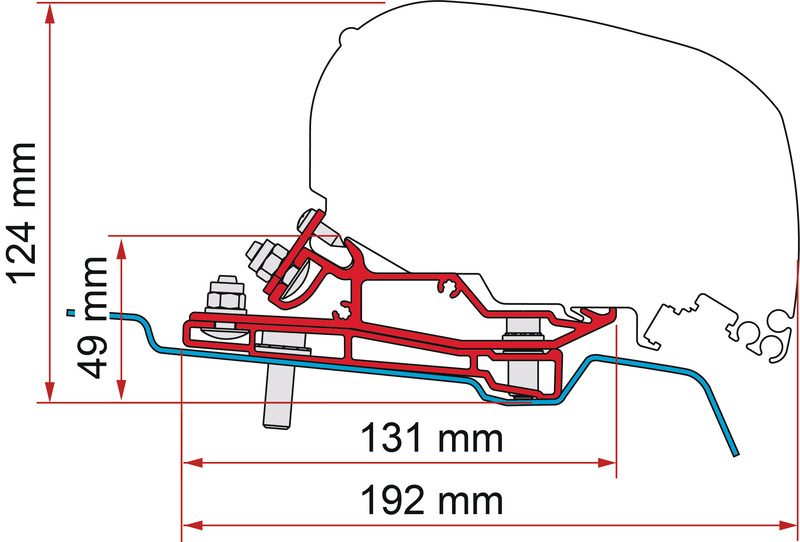 Adapter FordTran.L3H3 320 Adaptör