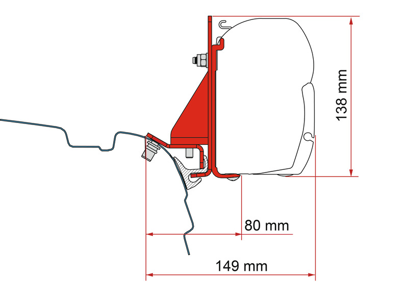 Kit VWT5/T6 Combi Rail Ray Kiti