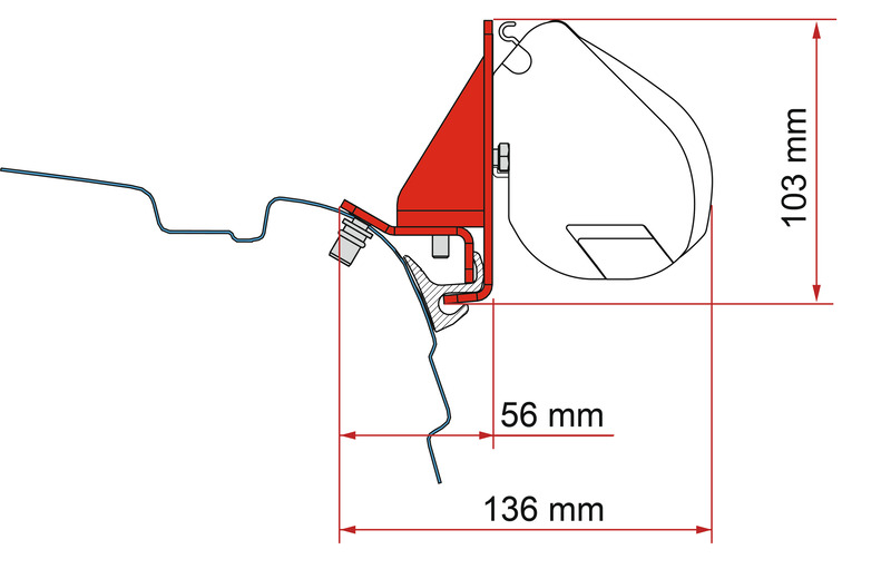 Adapt.f.VWT5/T6 F35 Adaptör