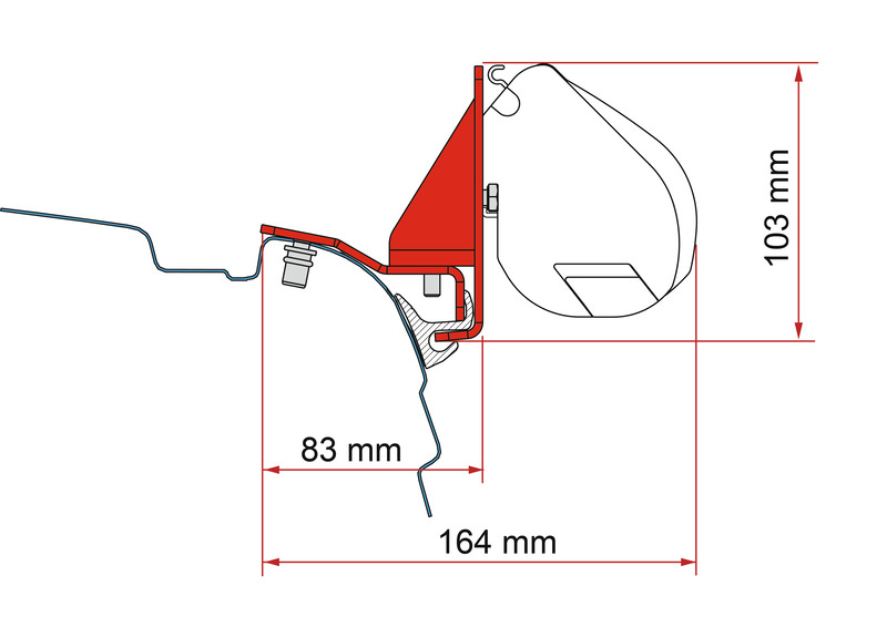 Adapt.f.VWT5/T6 F35 Adaptör