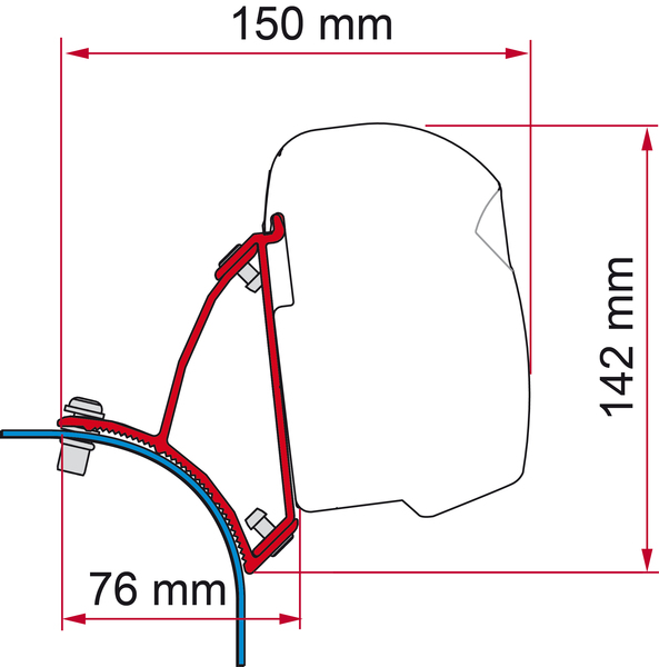 Kit VW T5/T6 Lift Roof DB VW T5/T6 Kaldırılır Tavan DB Kiti