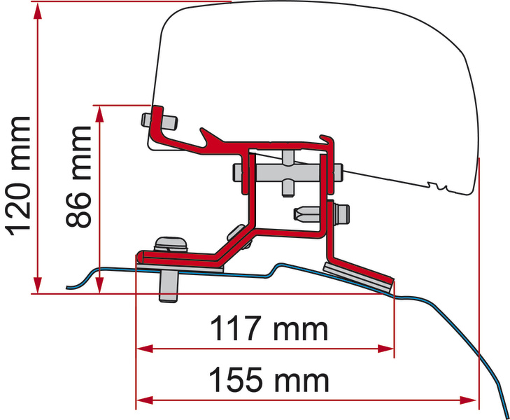 Adapter Kit für F40van Bl