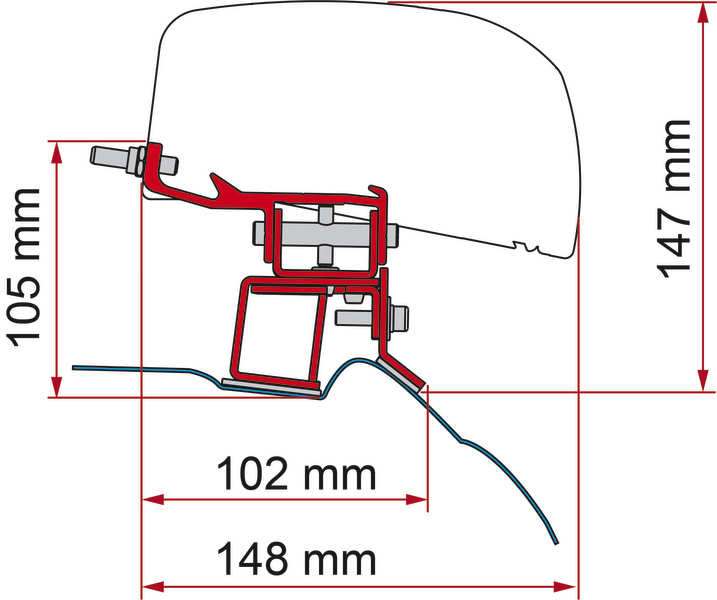 Adapter Kit für F40van Bl