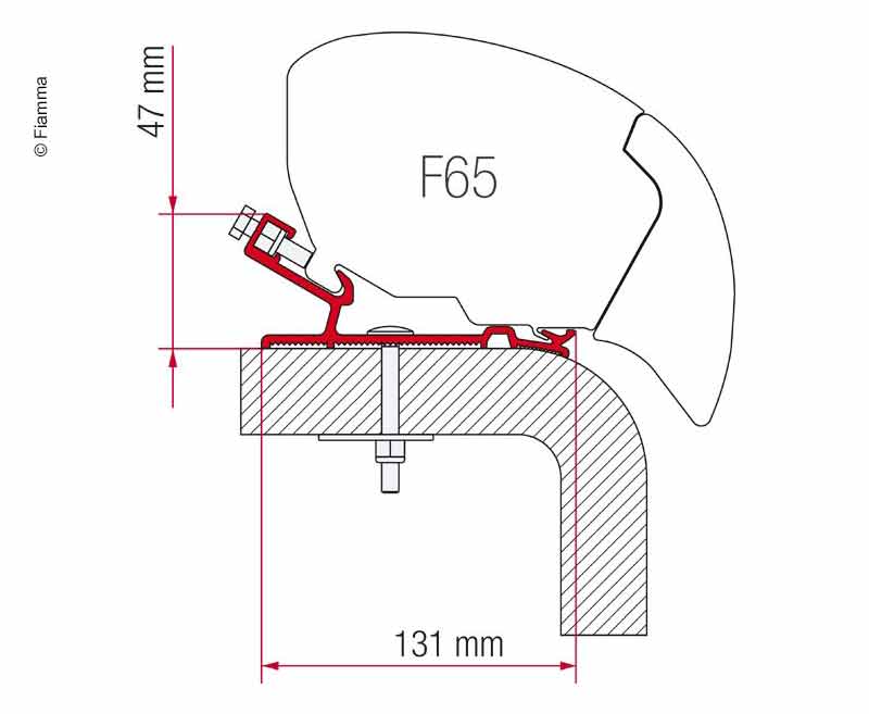F65S Adaptör Hymer 490cm