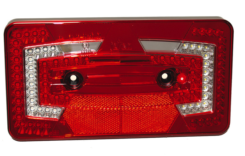 LED Çok Fonksiyonlu Lamba Sol Kırmızı Standart