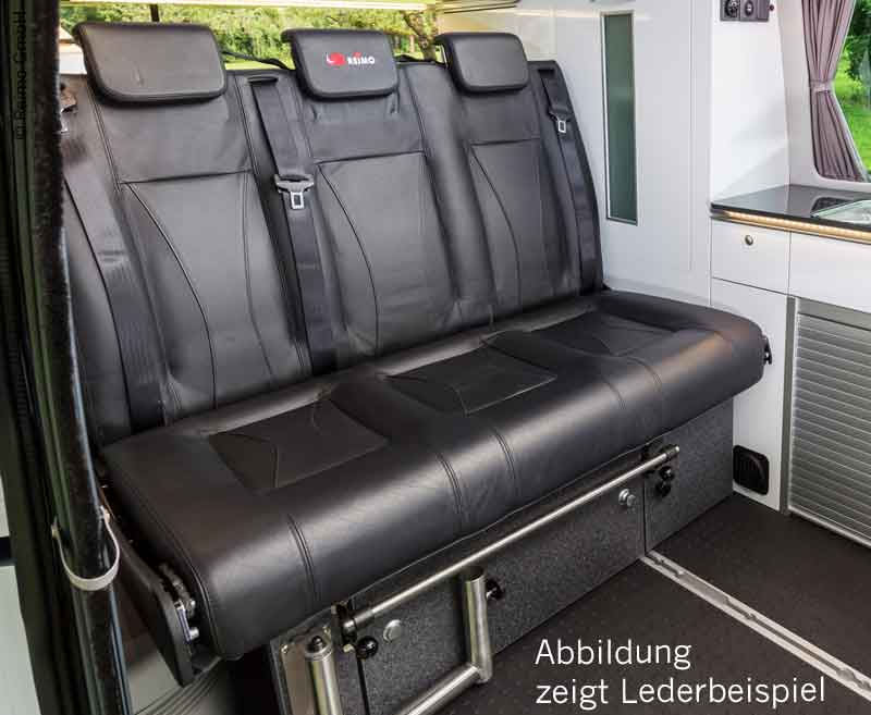 V3000 10 VW T5/6 Uzun Şasi Deri Döşeme Koltuk