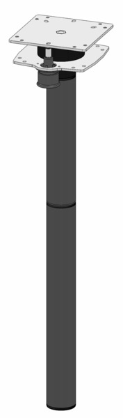 Döner Masa Ayağı 700mm, 3 Parçalı