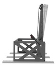 3 Nokta Emniyet Kemerli İskelet 900 mm ve Montaj Kiti