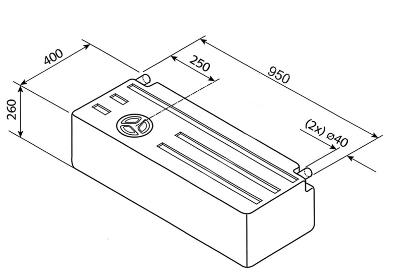 Su Tankı 89L, 95cm uzunluk 8-02