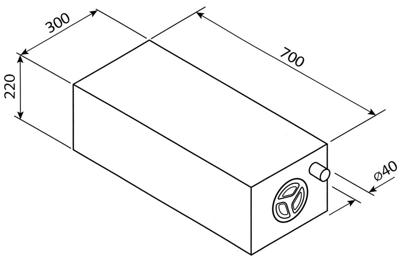 Su Tankı 43L