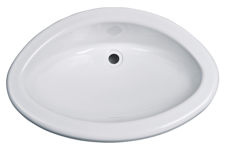 Oval Maxi Lavabo Beyaz