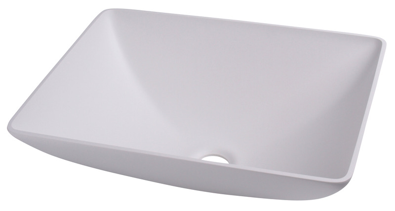 Köşeli Lavabo 400x300 Beyaz