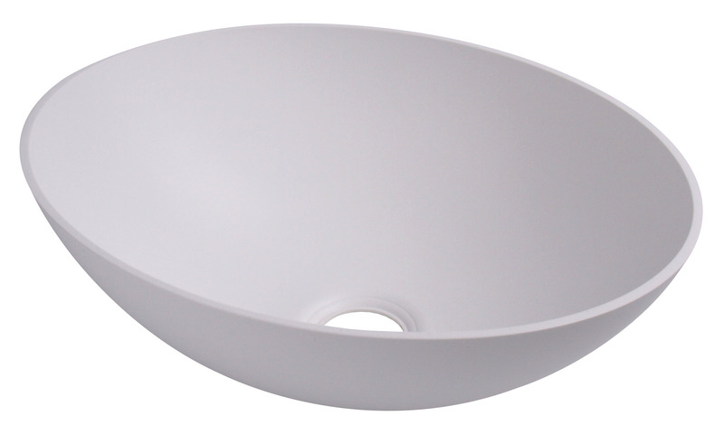 Oval Lavabo 350x256 Beyaz