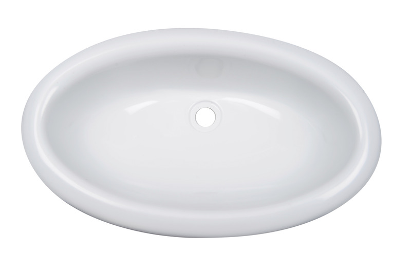 Oval Lavabo 450x275 Beyaz