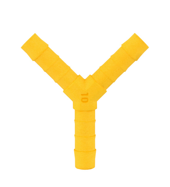 Y Boru Birleştirici 10 mm Sarı 2'li