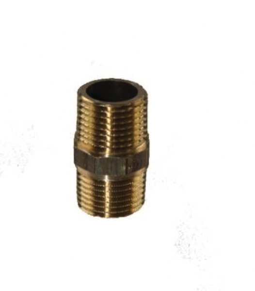 Pirinç Adaptör Parçası 1/2'-1/2'