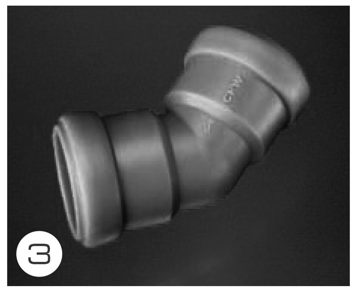 28 mm Boru İçin 45° Dirsek