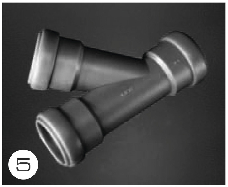 28 mm Boru İçin 45° T Parça