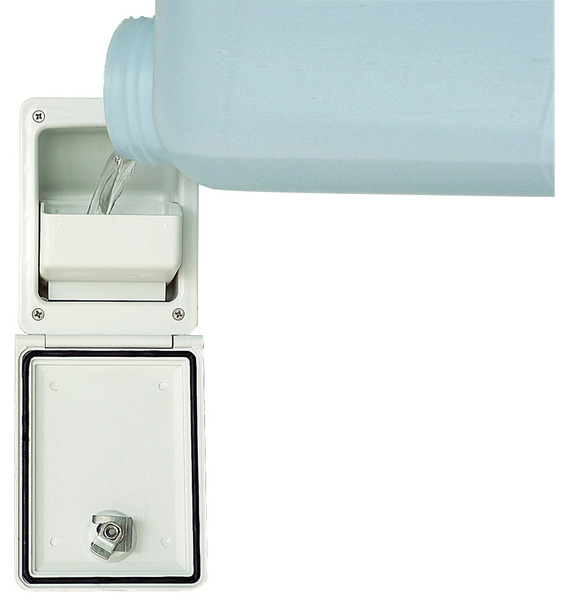 Kapaklı Su Dolum Ağzı Beyaz 40mm