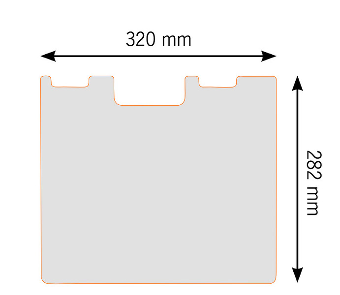 Kesme Tahtası 320x282x10 mm