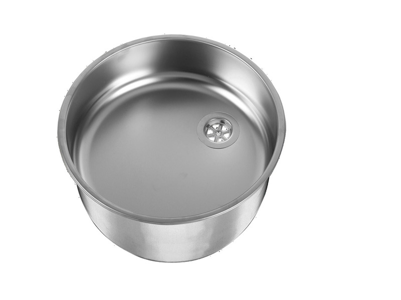 Lavabo Paslanmaz Çelik Yuvarlak
