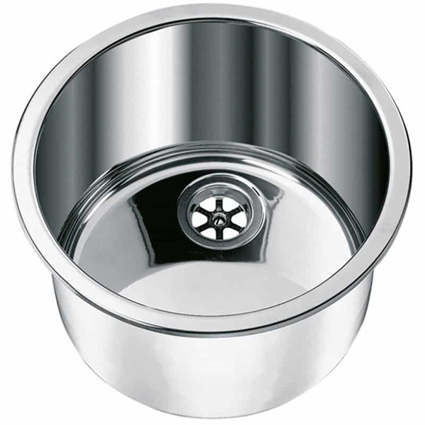 Lavabo Paslanmaz Çelik Yuvarlak