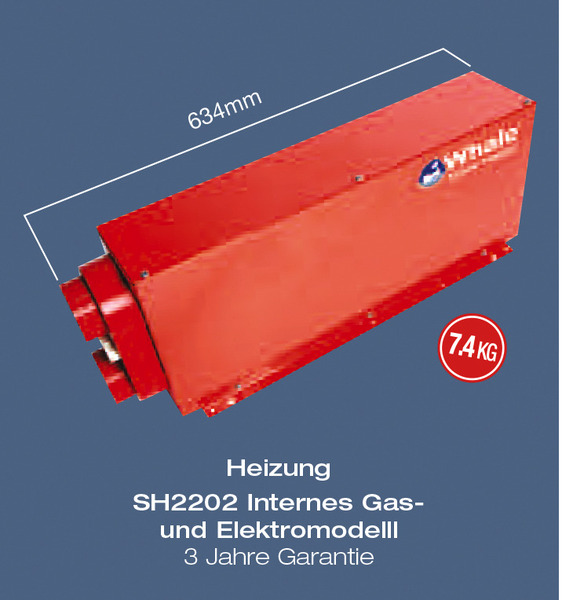 Webasto Ankastre Gazlı/Elektrikli Isıtıcı 2 kW